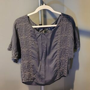 American Eagle Embroidered Blouse